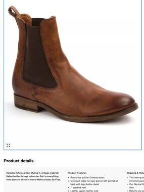 Frye Melissa Chelsea Boot (Size 8)